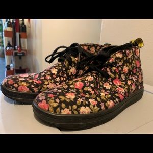 Floral Dr. Marten shoes